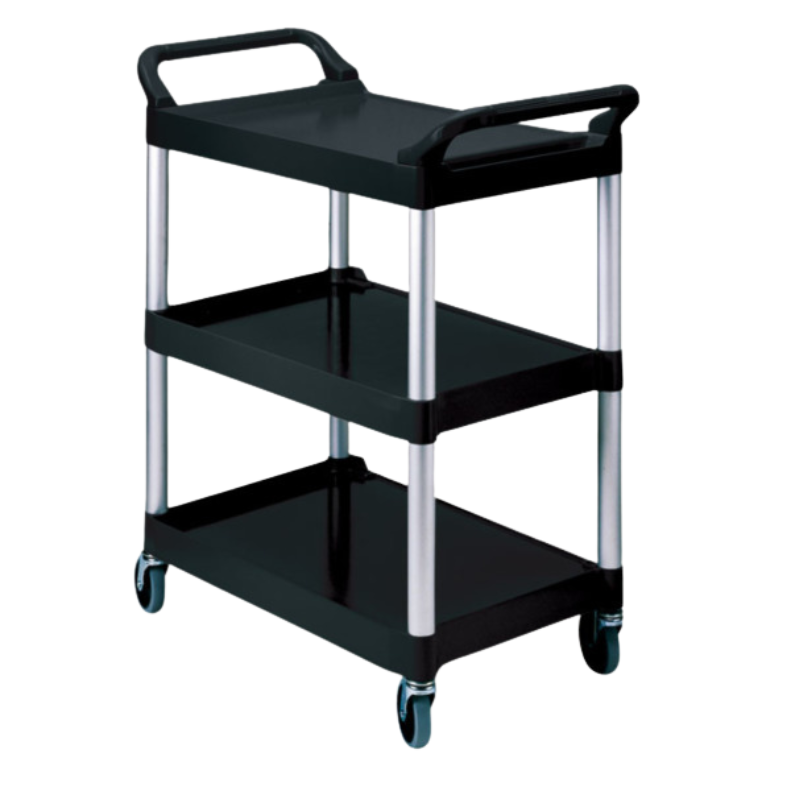 Plastic tray trolley